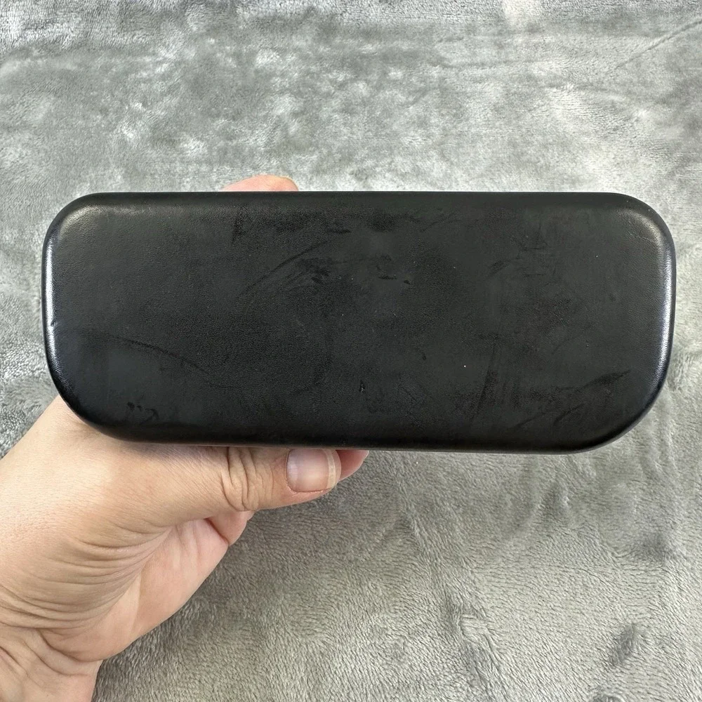 Coach Glasses Case Black Hard Clamshell Sunglasses Eyeglasses